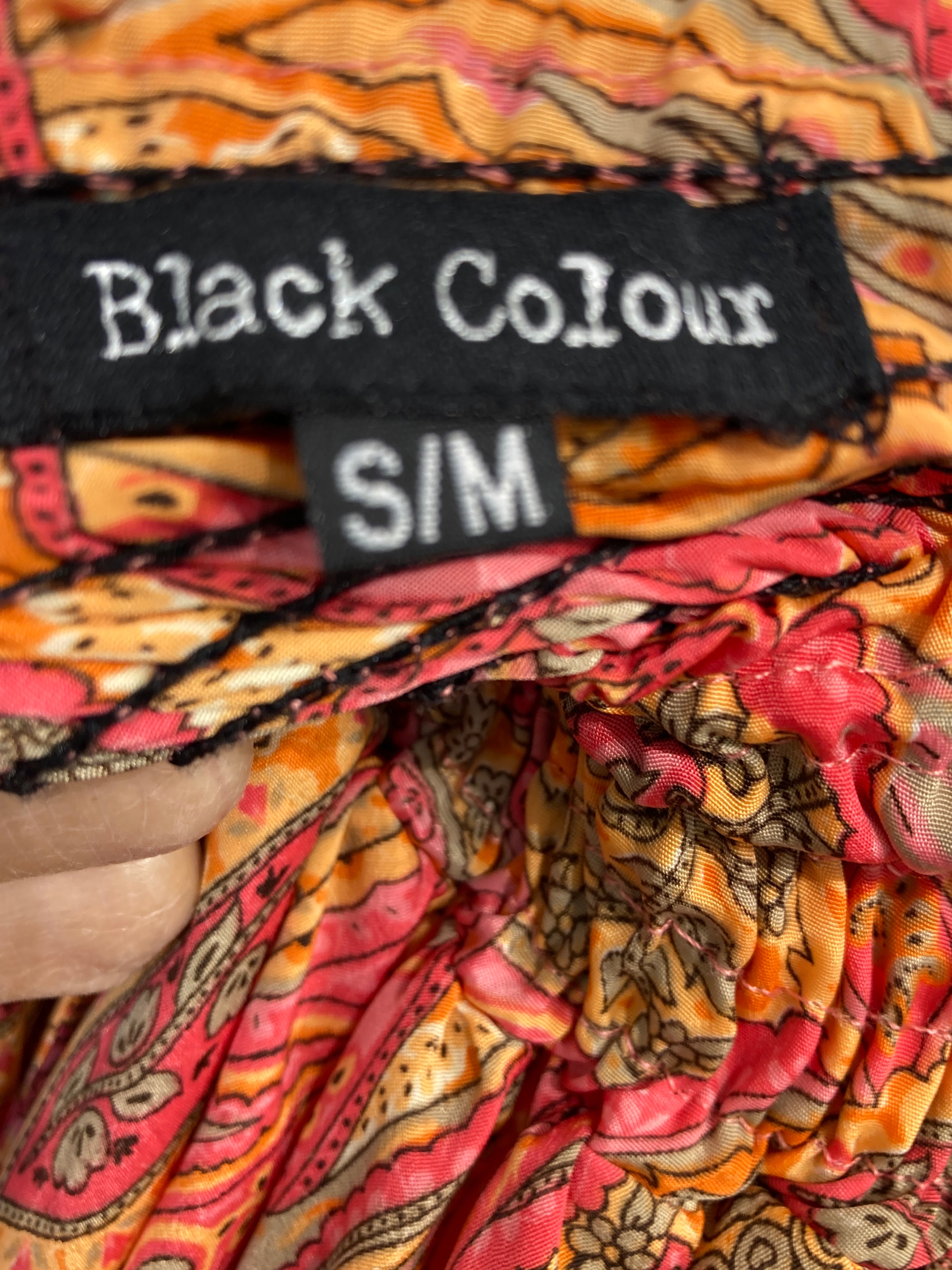 Black Colour Nederdel